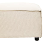 Cream Fabric Modular Ottoman | Toulouse