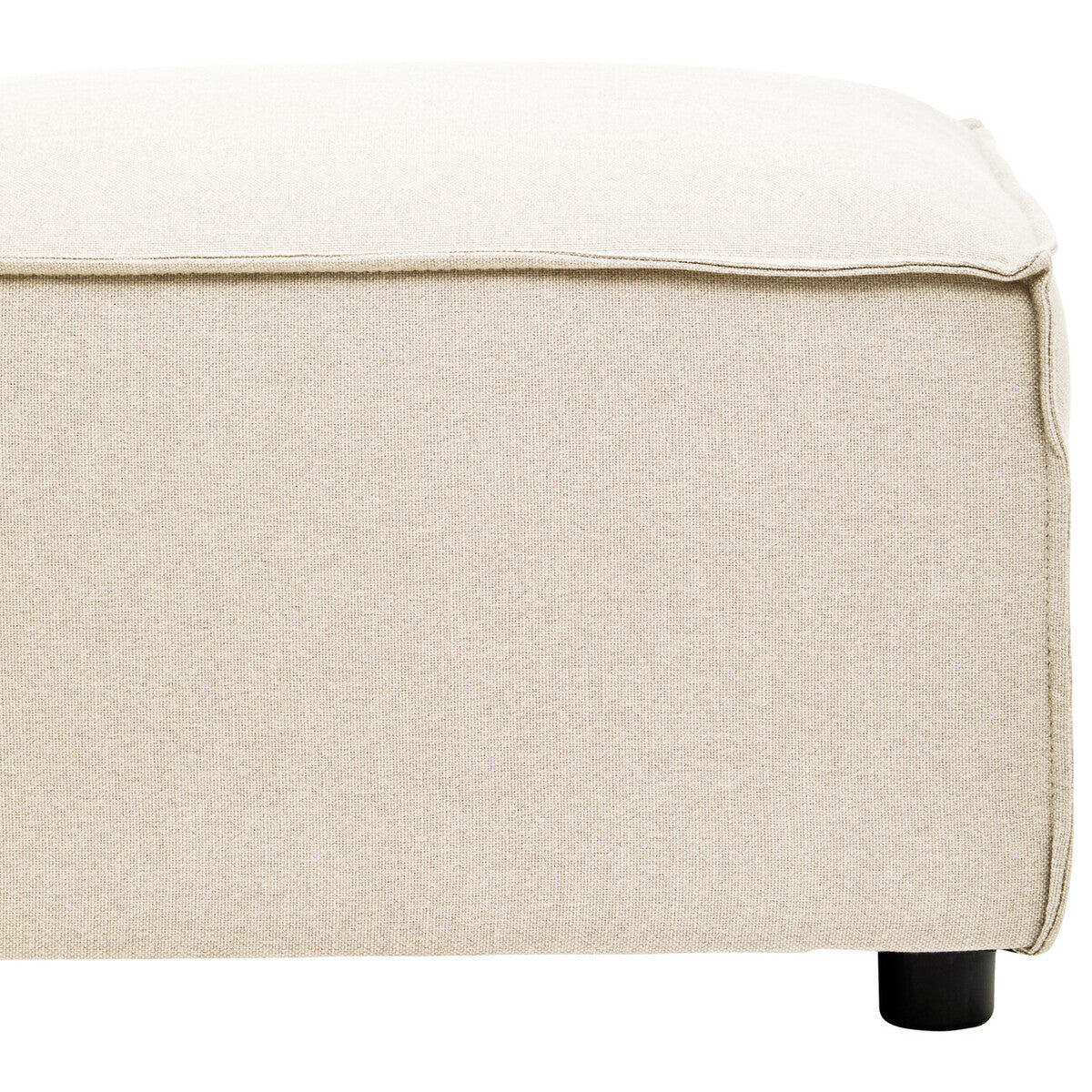 Cream Fabric Modular Ottoman | Toulouse