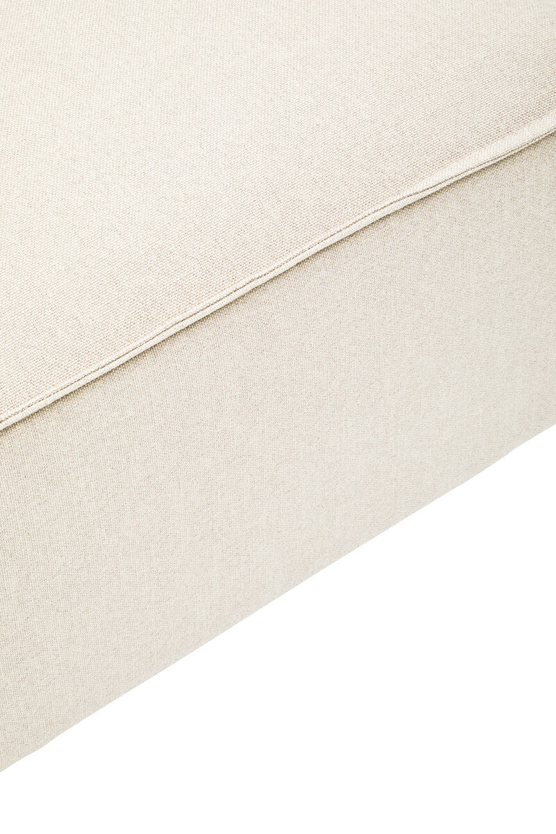 Cream Fabric Modular Ottoman | Toulouse