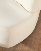 3 Seater Cream Linen Sofa | Ozzano