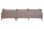 3 Seater Grey Right Chaise Sofa | Comfee