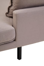 3 Seater Grey Right Chaise Sofa | Comfee