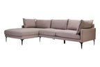 3 Seater Grey Left Chaise Sofa | Comfee