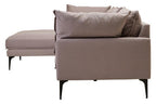3 Seater Grey Left Chaise Sofa | Comfee