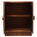 Sangar Two Door Mango Wood Carved Cabinet