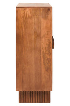 Sangar Two Door Mango Wood Carved Cabinet