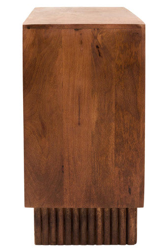 Two Door Mango Wood Carved Sideboard | Sangar