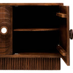 Two Door Mango Wood Carved Sideboard | Sangar
