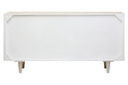 Four Door Whitewash Mango Wood Abstract Sideboard | Sita