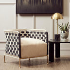 Black and White Jute Chair | Satna