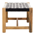 Black and White Jute Bench | Satna