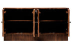 Four Door Mango Wood Hammered Sideboard | Siva