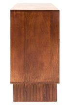 Four Door Mango Wood Hammered Sideboard | Siva