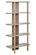 Five Tier Grey Mango Wood Shelf Unit | Torello