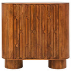 Two Door Brown Mango Wood Cabinet | Torcino