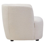 Textured Cream Curved Chair | Bruge