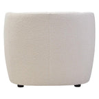 Textured Cream Curved Chair | Bruge