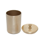 Champagne Finish Bathroom Jar | Allegra