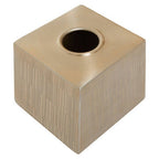 Champagne Finish Tissue Box | Allegra