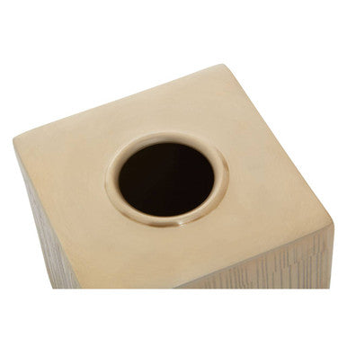 Champagne Finish Tissue Box | Allegra