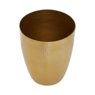 Gold Finish Waste Bin | Allegra