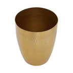 Gold Finish Waste Bin | Allegra