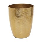 Gold Finish Waste Bin | Allegra