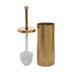 Gold Finish Toilet Brush. | Allegra