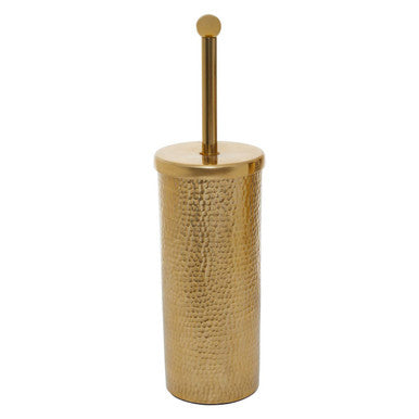 Gold Finish Toilet Brush. | Allegra