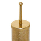 Gold Finish Toilet Brush. | Allegra