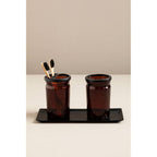 Kiara Black Bathroom Tray | Allegra