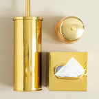 Gold Finish Tissue Box | Allegra