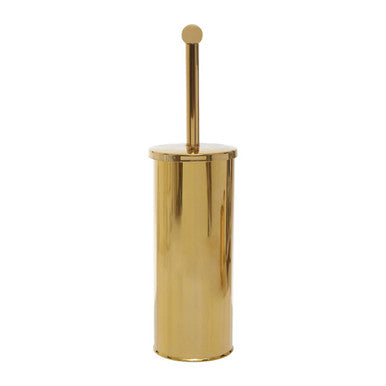 Stainless Steel Toilet Brush With Gold Detail | Allegra