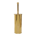 Stainless Steel Toilet Brush With Gold Detail | Allegra