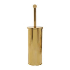 Stainless Steel Toilet Brush With Gold Detail | Allegra
