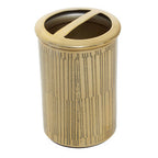 Line Effect Gold Toothbrush Holder | Allegra