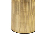 Line Effect Gold Bathroom Jar | Allegra