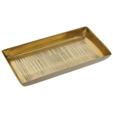Gold Line Effect Bathroom Tray | Allegra