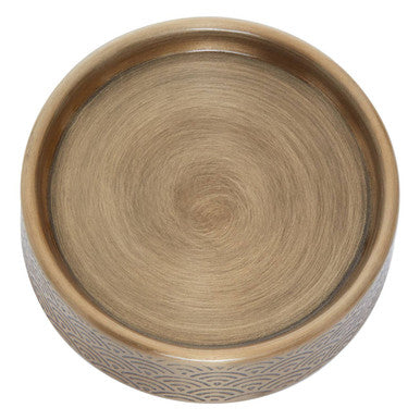 Etched Metallic Soap Dish | Allegra