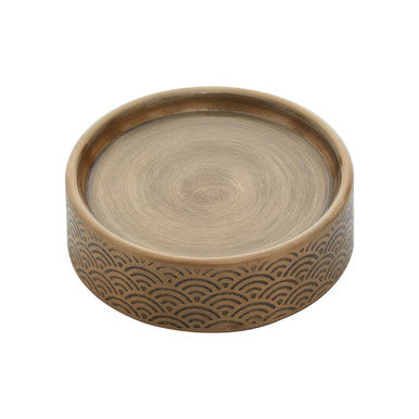 Etched Metallic Soap Dish | Allegra