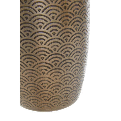 Etched Metallic Bathroom Tumbler | Allegra