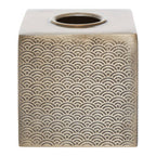 Gold Etched Design Tissue Box | Allegra
