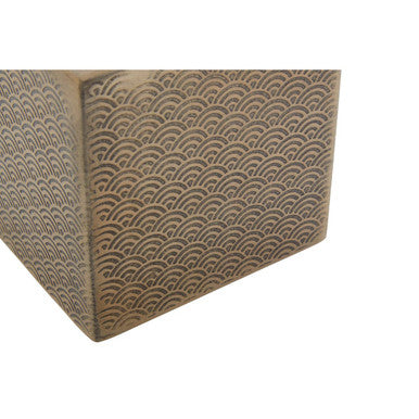Gold Etched Design Tissue Box | Allegra
