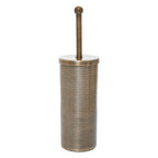 Etched Detail Aluminium Toilet Brush | Allegra