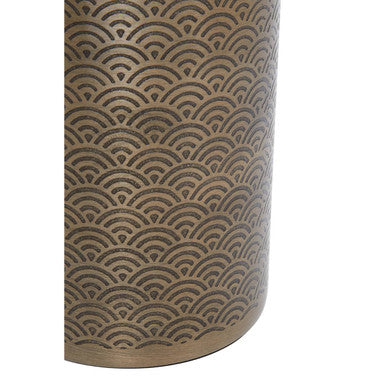 Etched Detail Aluminium Toilet Brush | Allegra