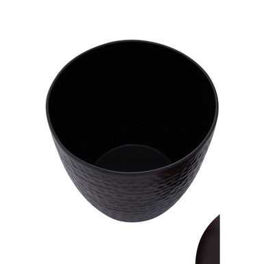 Bronze Finish Metallic Bathroom Jar | Allegra