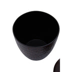 Bronze Finish Metallic Bathroom Jar | Allegra