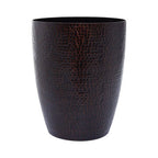 Dark Bronze Finish Waste Bin | Allegra