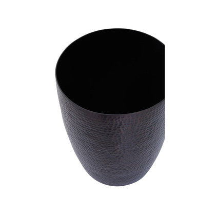 Dark Bronze Finish Waste Bin | Allegra