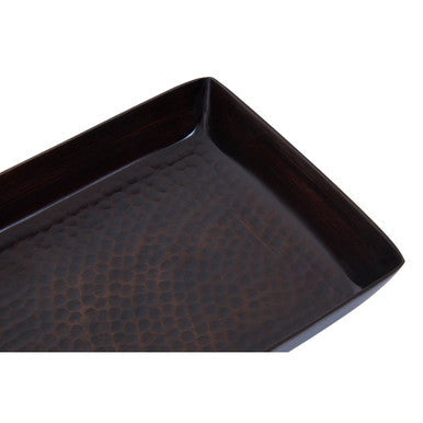 Aluminium Dark Bronze Finish Tray | Allegra